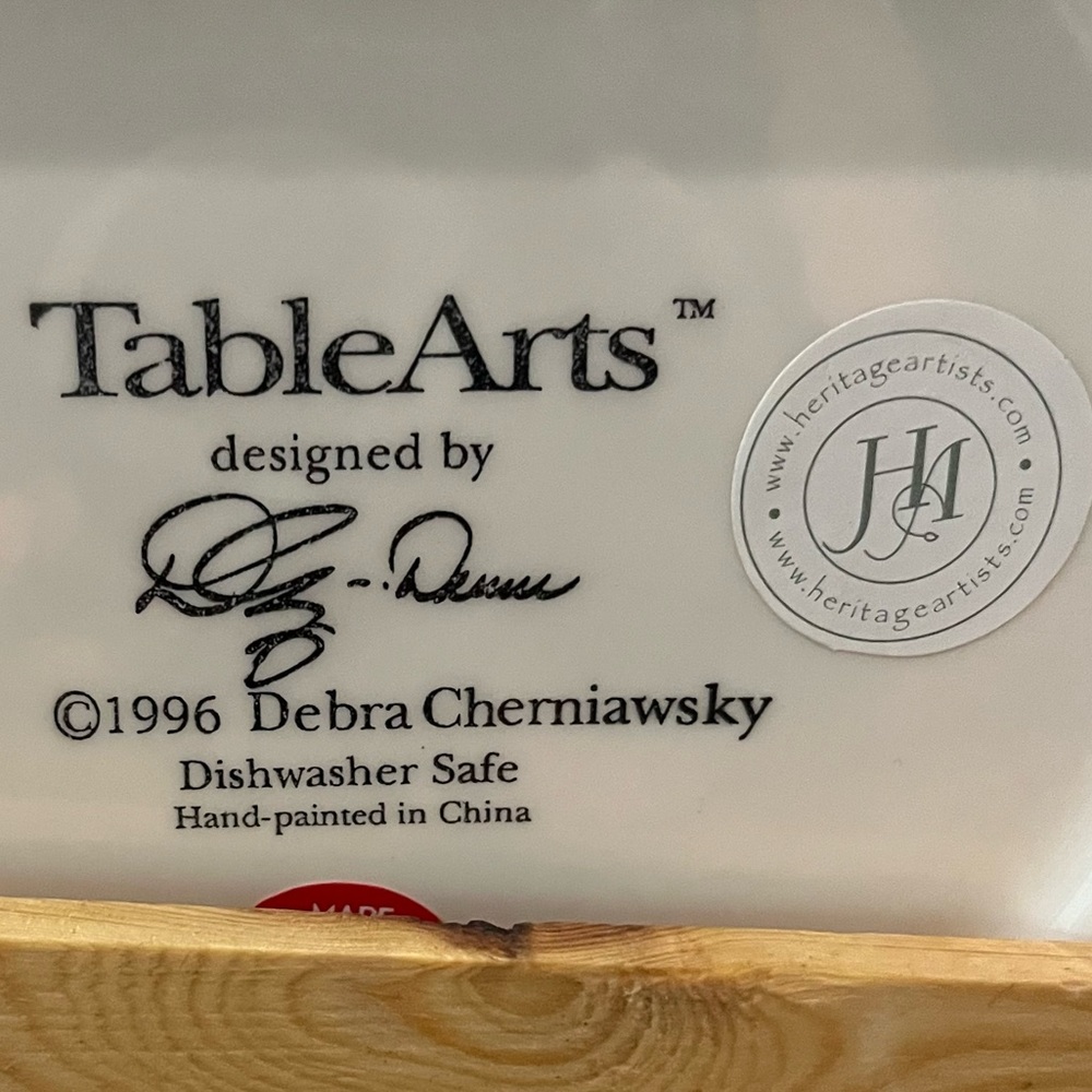 Table Arts Plate - Picture 2 of 2